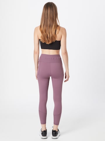 UNDER ARMOUR Skinny Sportbroek 'Meridian' in Lila