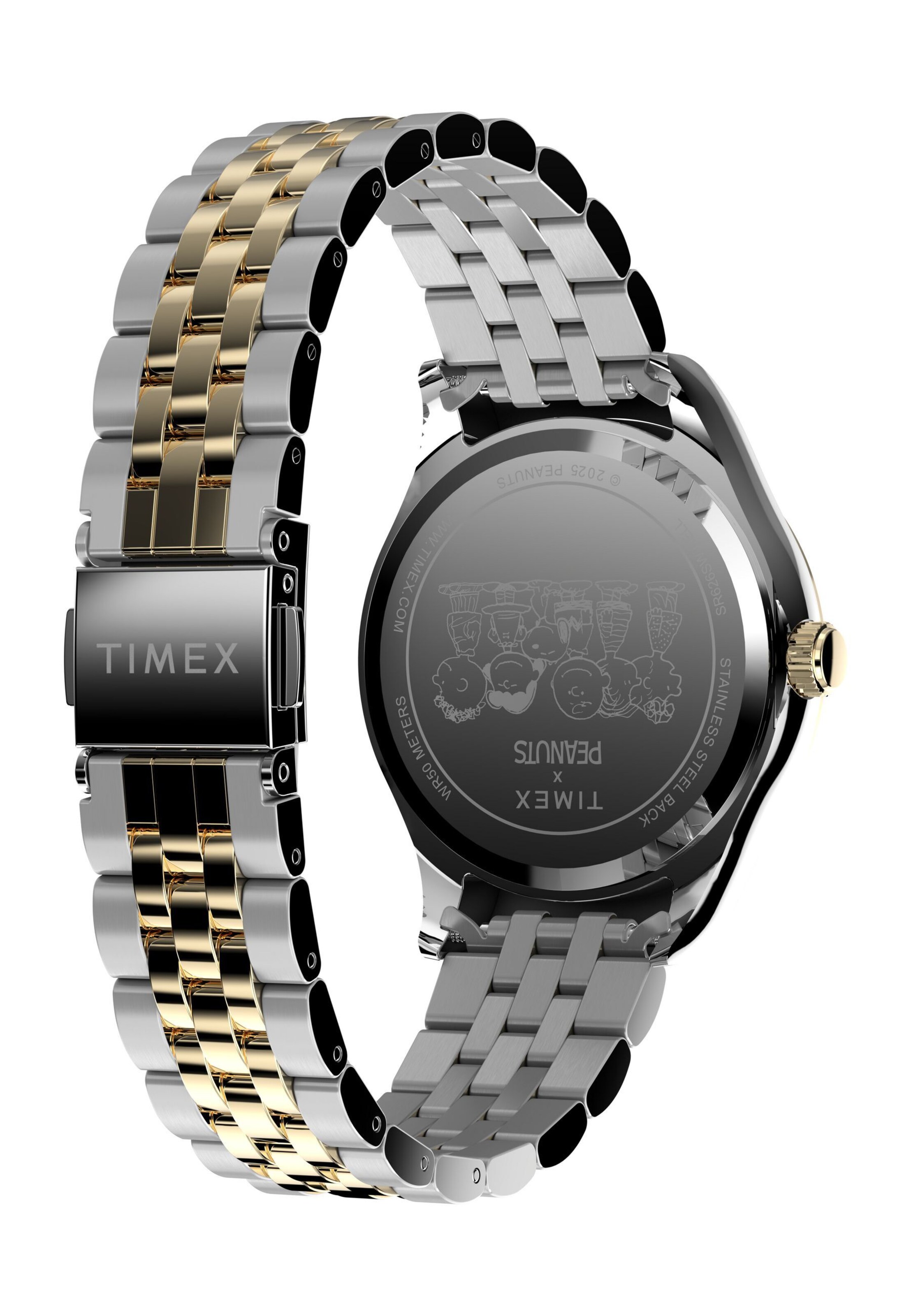 TIMEX Analoog horloge 'Timex Legacy x Peanuts - In Bloom' in Zilver