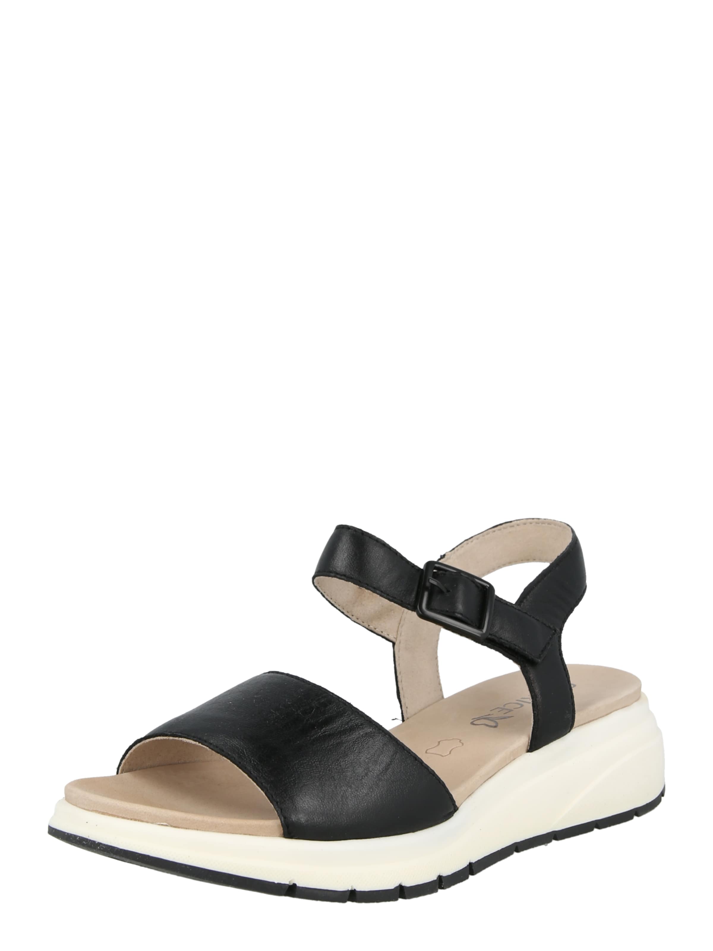 CAPRICE Pántos szandál - fekete: elől