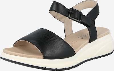 Basutės su dirželiais iš CAPRICE, spalva – juoda, Prekių apžvalga