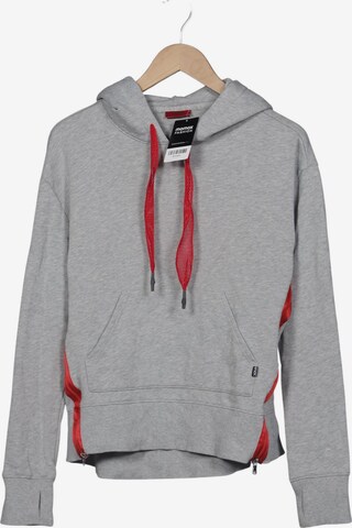 HUGO Sweatshirt & Zip-Up Hoodie in S in Grey: front