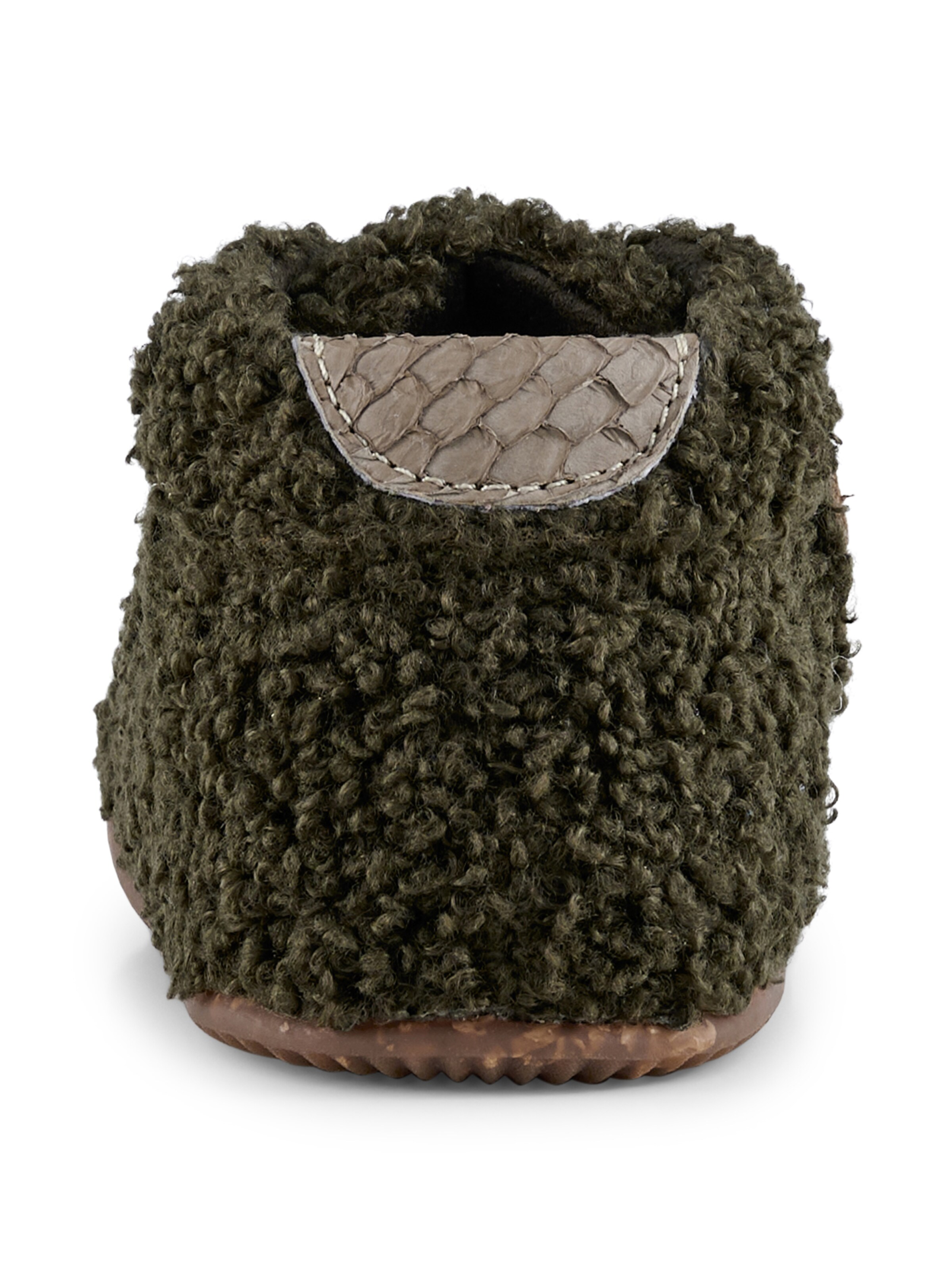 WODEN Kids Hjemmesko 'Kim Teddy' i grøn