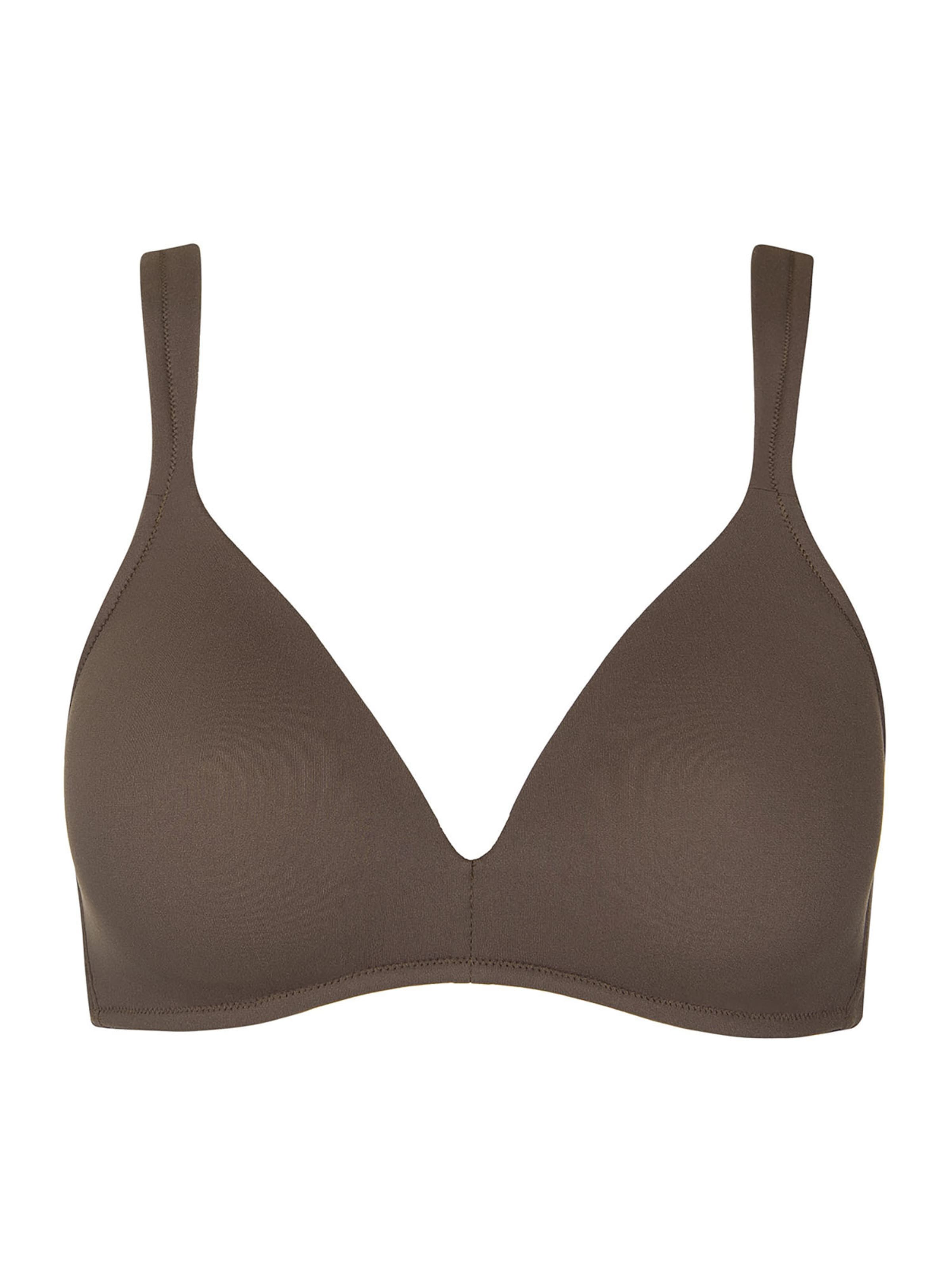 Lisca T-Shirt BH 'Maya'‌‌‌‌‌ in Braun: Vorderseite