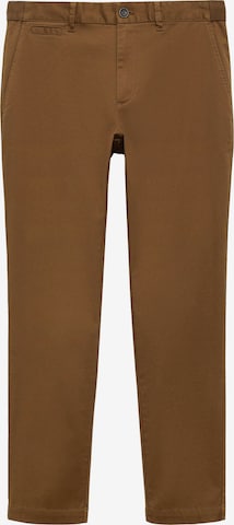 MANGO MAN Chino nohavice 'Prato' - Hnedá: predná strana