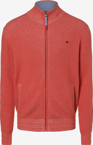 FYNCH-HATTON Knit Cardigan in Red: front