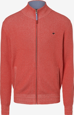 FYNCH-HATTON Knit Cardigan in Red: front