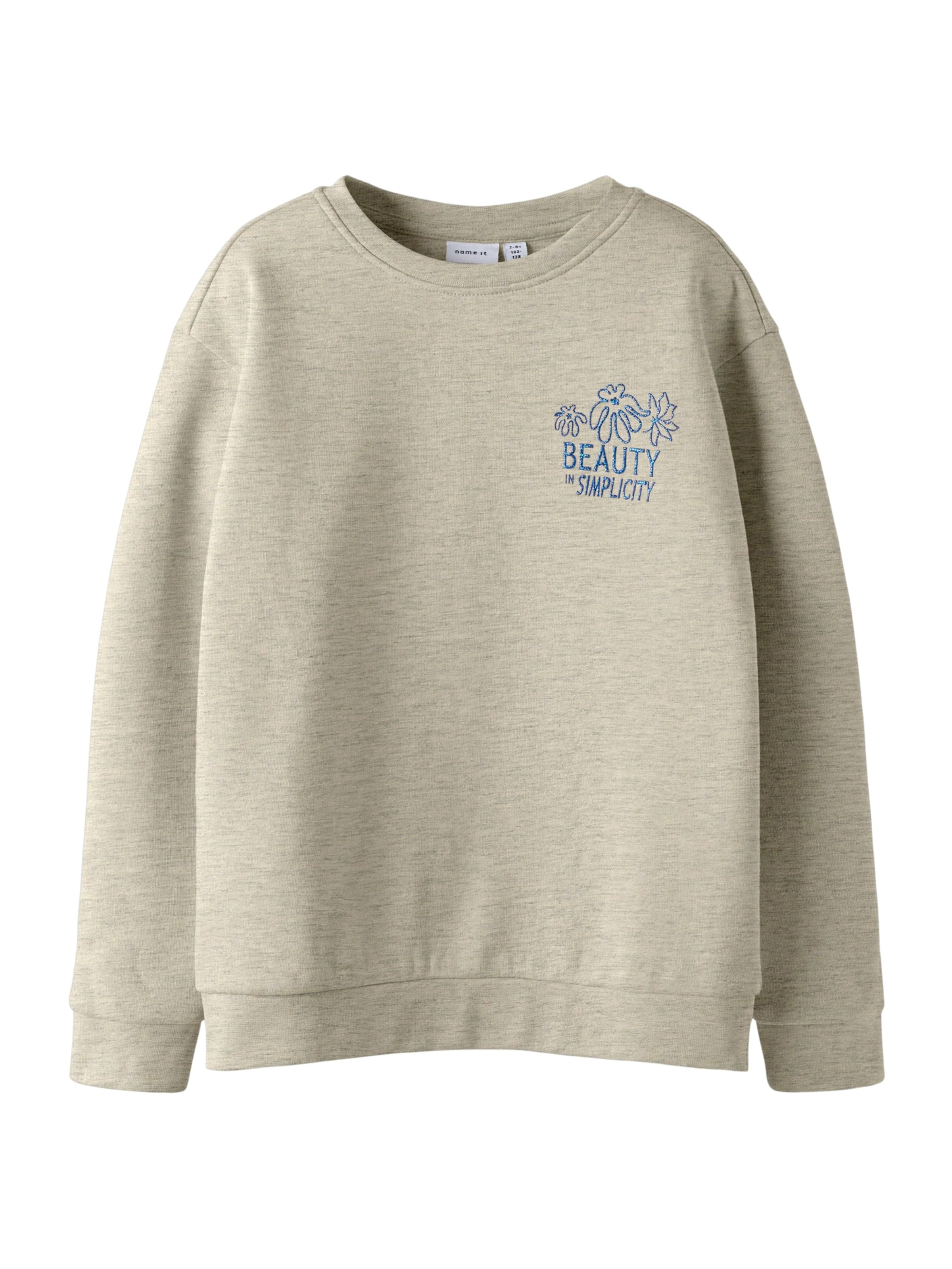 NAME IT Sweatshirt 'NKFNOEL' i beige: forside