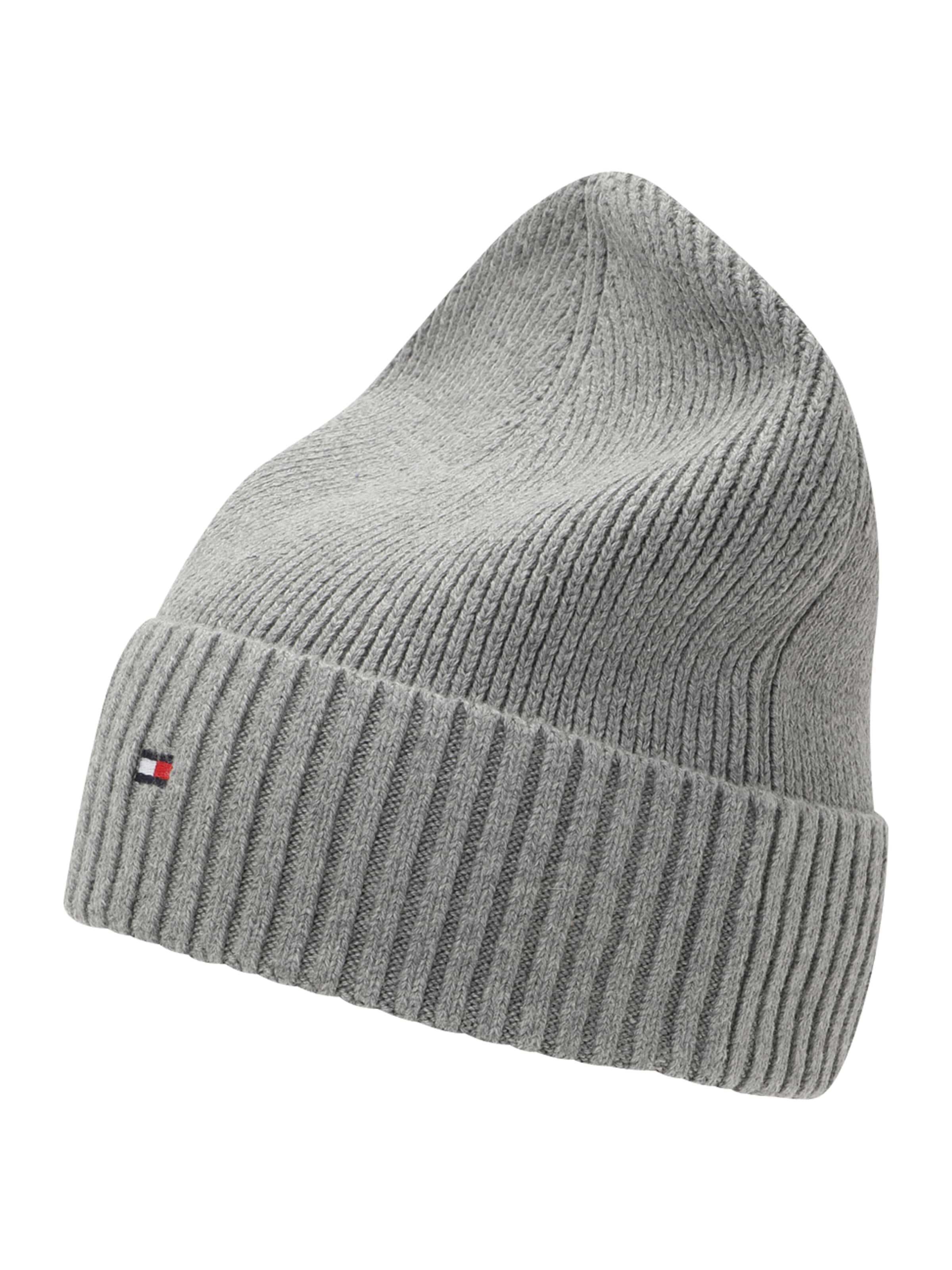 TOMMY HILFIGER Mütze in Grau: Vorderseite