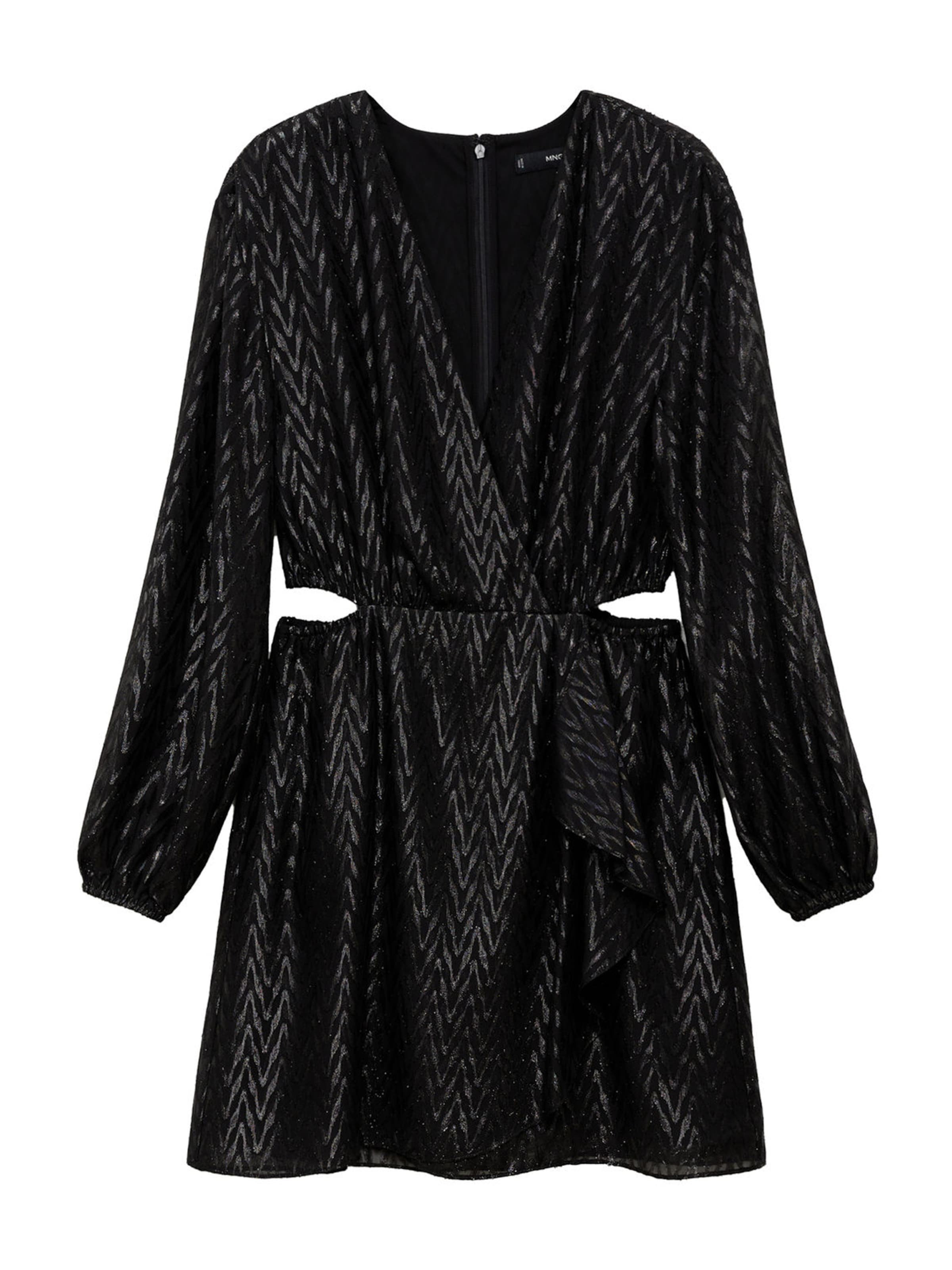 MANGO Kleid 'Lucky' in Schwarz: Vorderseite