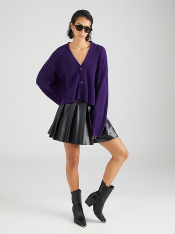 DRYKORN Knit Cardigan 'Savin' in Purple