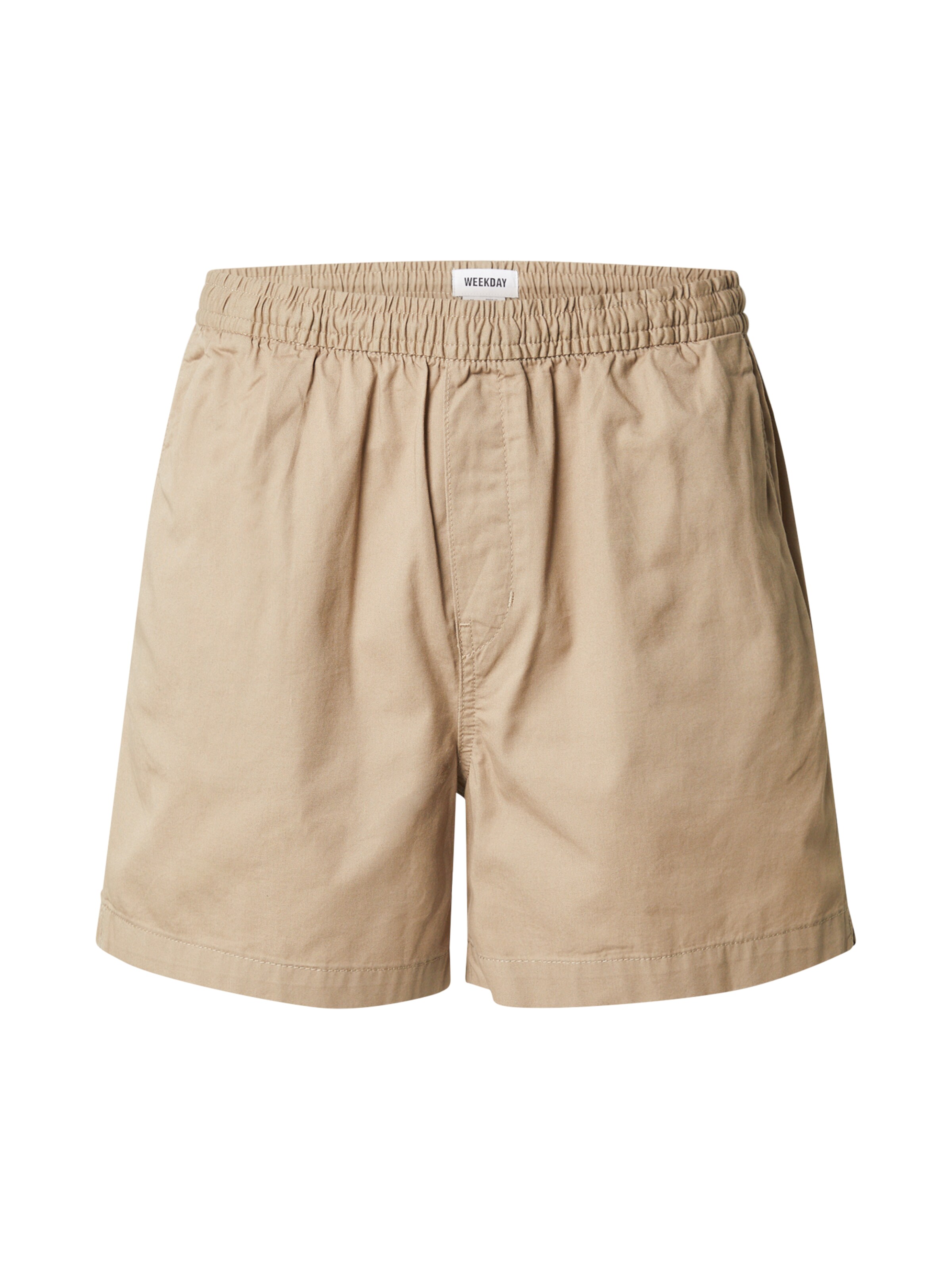 WEEKDAY Regular Pants 'Alex' in Beige: front