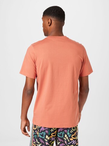 ADIDAS ORIGINALS T-Shirt 'Trefoil Series' in Orange