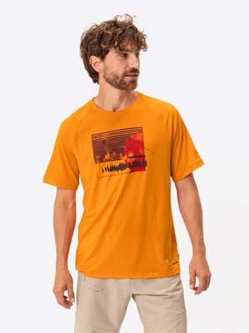 VAUDE Functioneel shirt 'Gleann II' in Oranje: voorkant