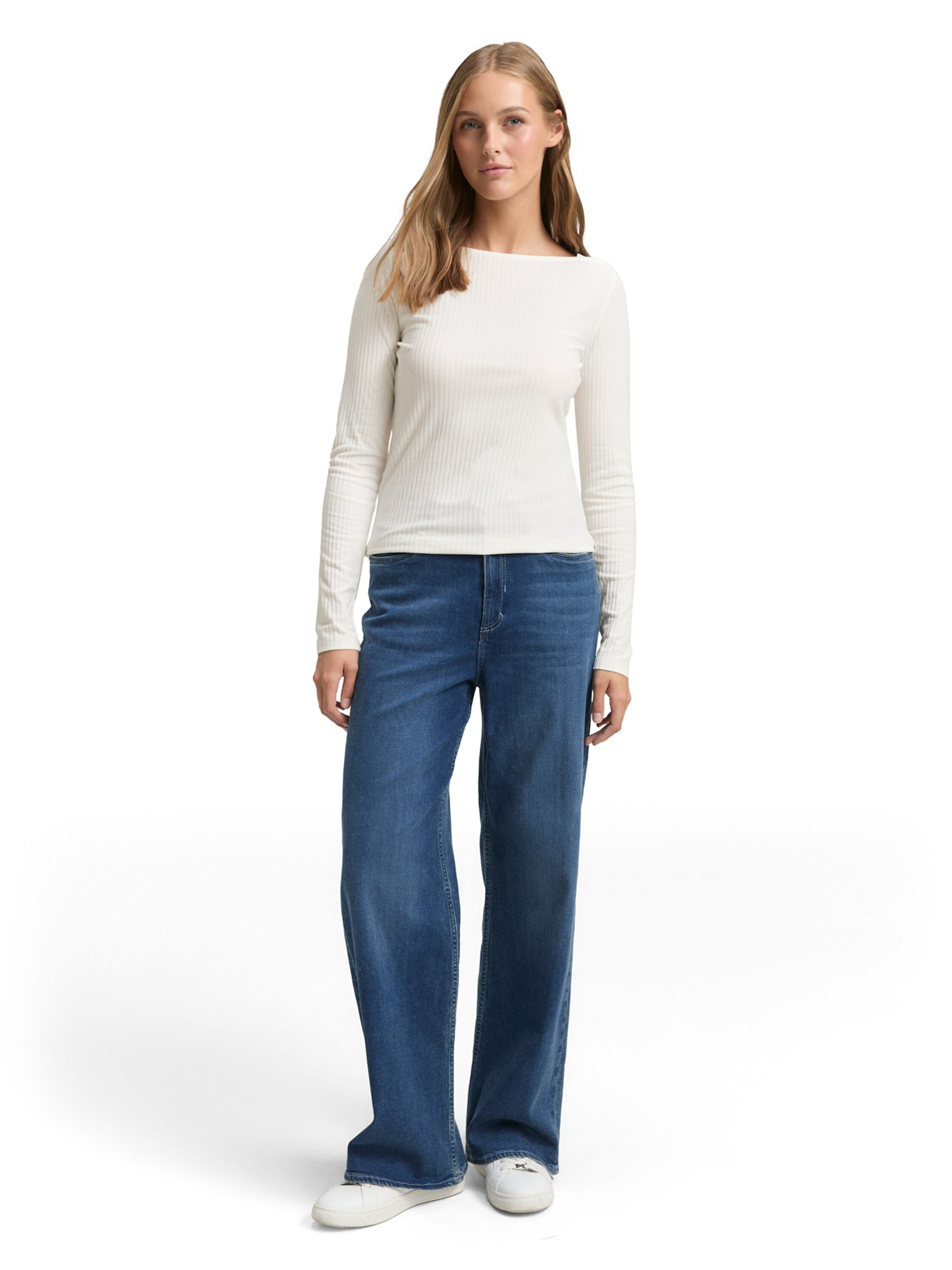 TOM TAILOR DENIM Shirt in White