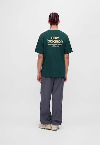new balance Тениска в зелено: отпред