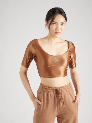 ADIDAS BY STELLA MCCARTNEY Performance Shirt in Brown: front