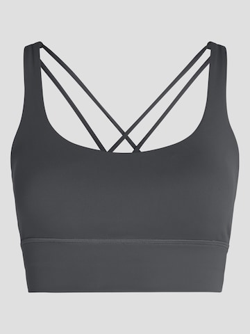 Bustier Soutien-gorge de sport YO-GAYA en gris : devant