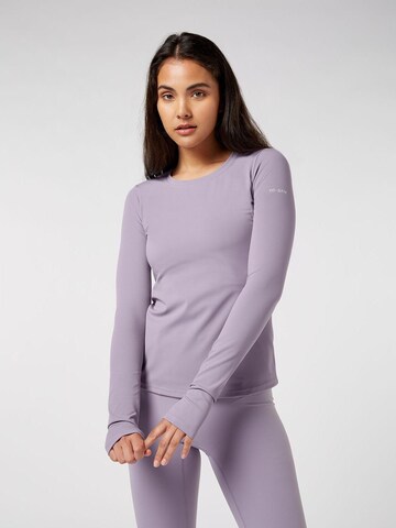 YO-GAYA Sporttop 'Long Sleeve Top' in Lila
