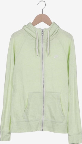 NIKE Sweatshirt & Zip-Up Hoodie in M in Green: front