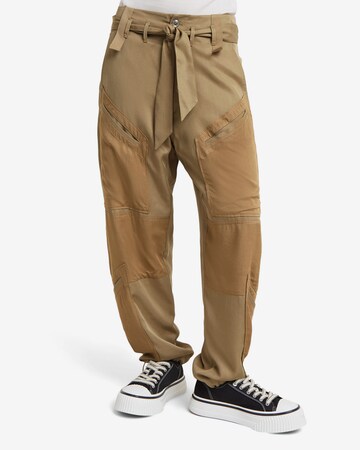 G-Star RAW Loosefit Cargobroek in Bruin: voorkant