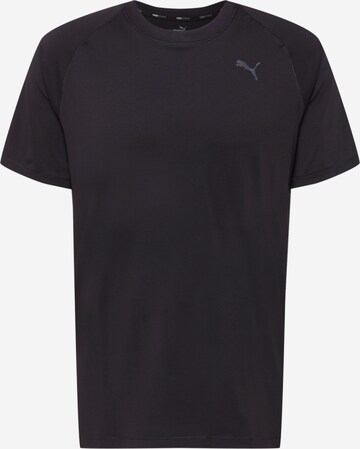 T-Shirt fonctionnel PUMA en noir : devant