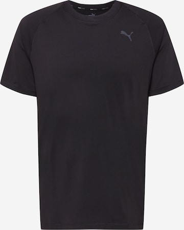 PUMA - Camiseta funcional en negro: frente