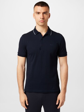 T-Shirt 'Paule 4' BOSS en bleu : devant