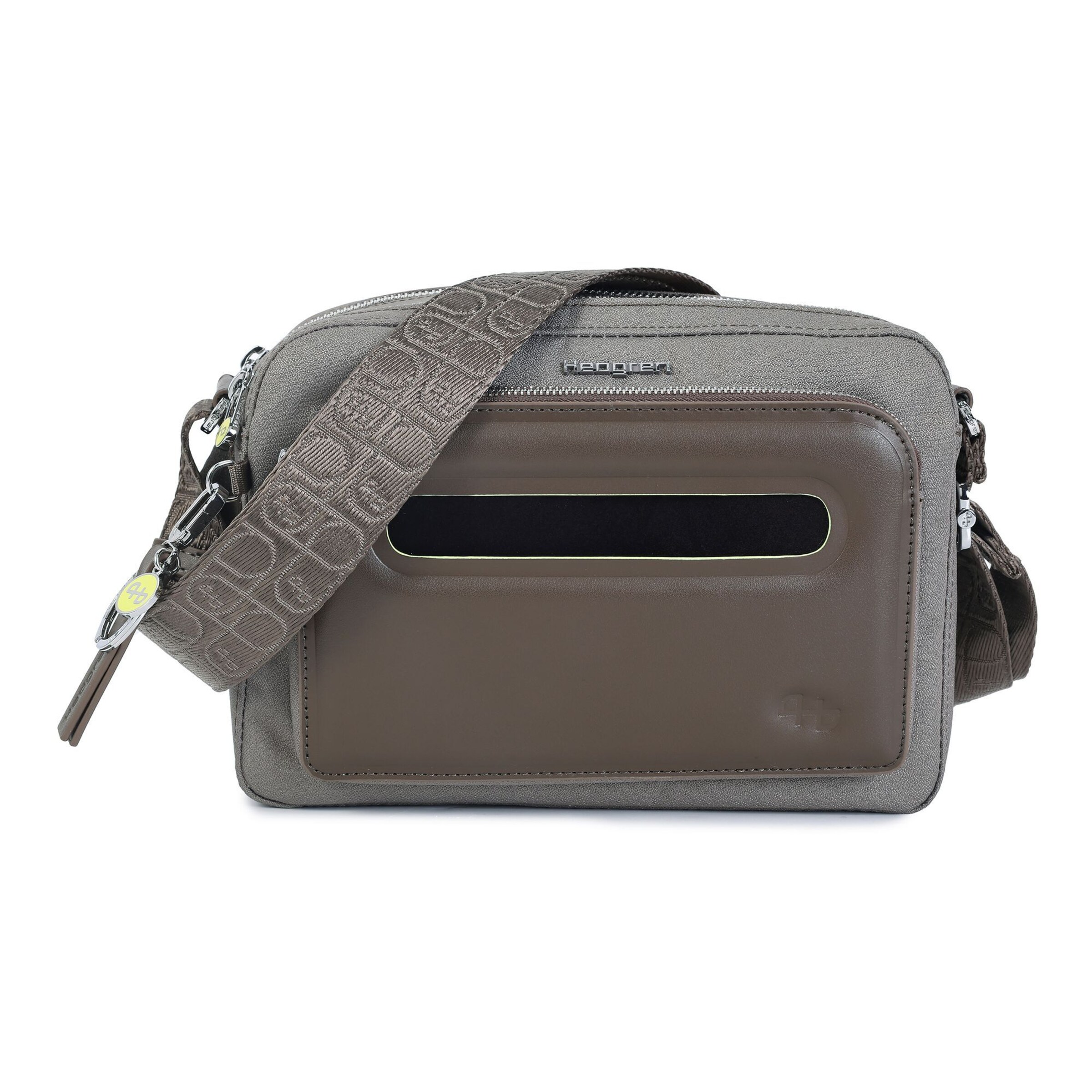 Hedgren Schoudertas 'Fika' in Grijs: voorkant