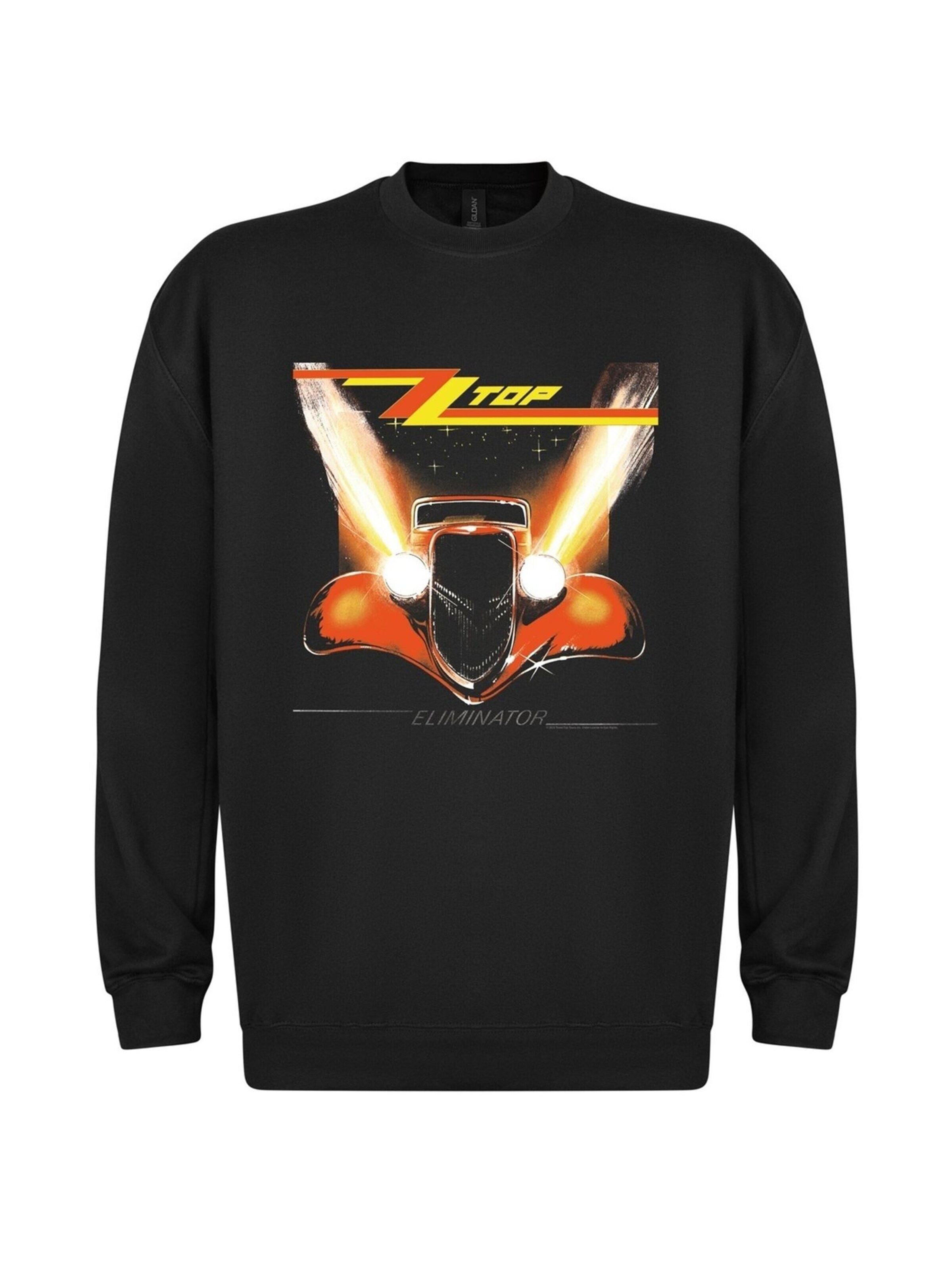 Felpa 'ZZ Top Eliminator Sweatshirt' di Rockshirts in grigio: frontale