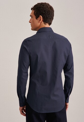 Coupe regular Chemise SEIDENSTICKER en bleu