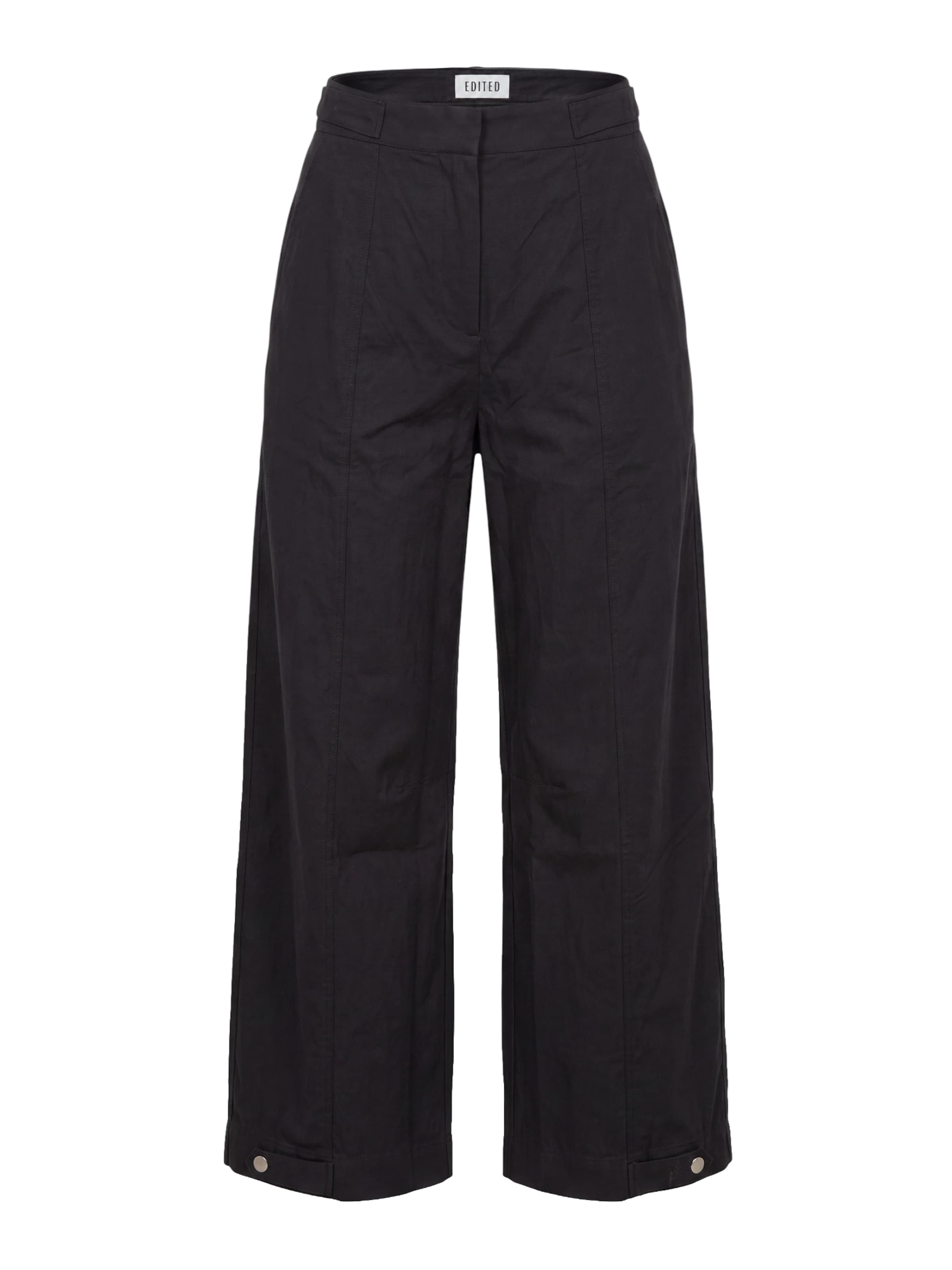 Wide Leg Pantalon 'Bianca' EDITED en noir : devant