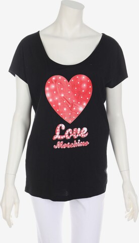 Love Moschino Shirt S in Schwarz: predná strana