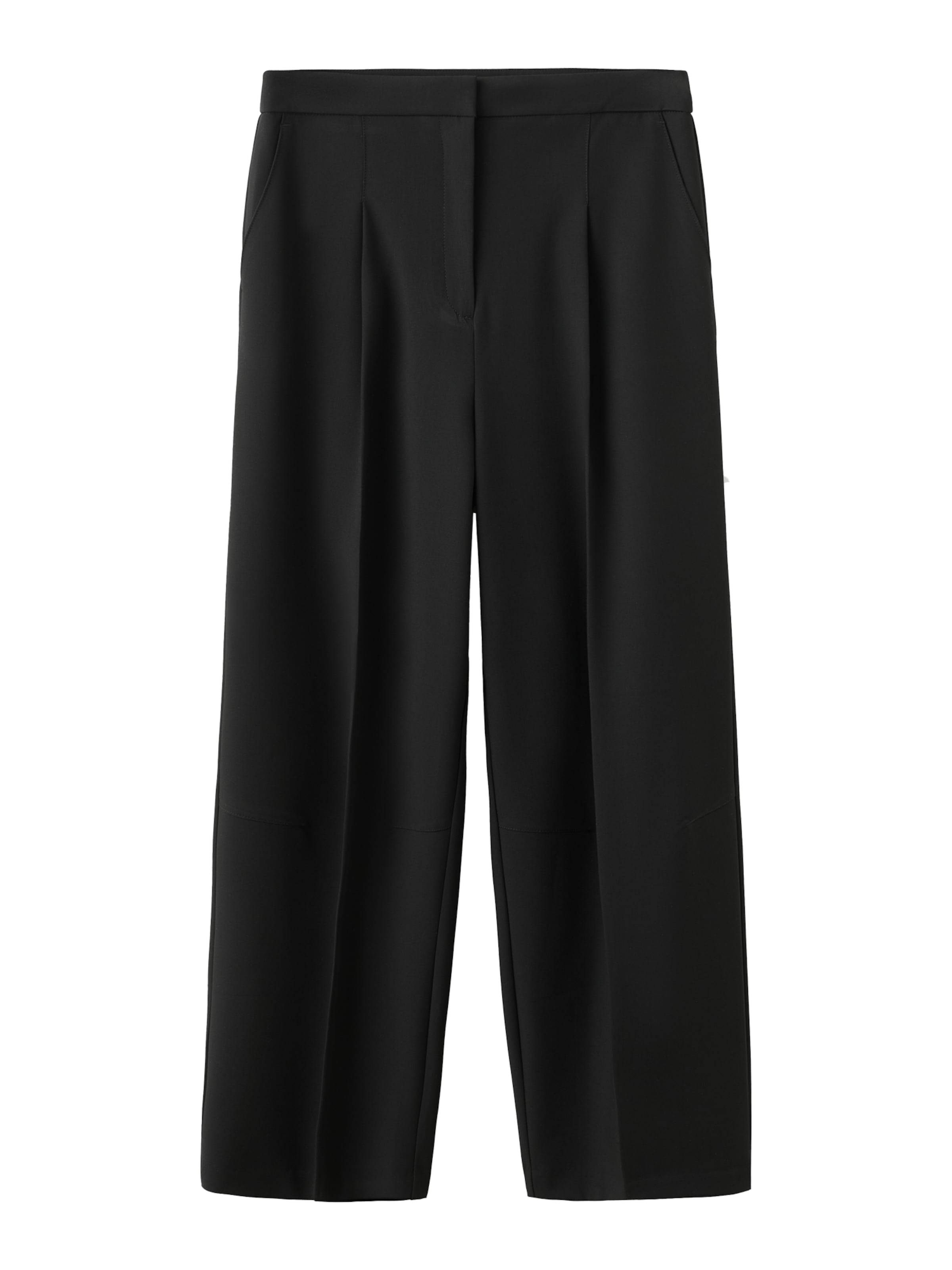 MANGO Laskoshousut värissä musta: etupuoli