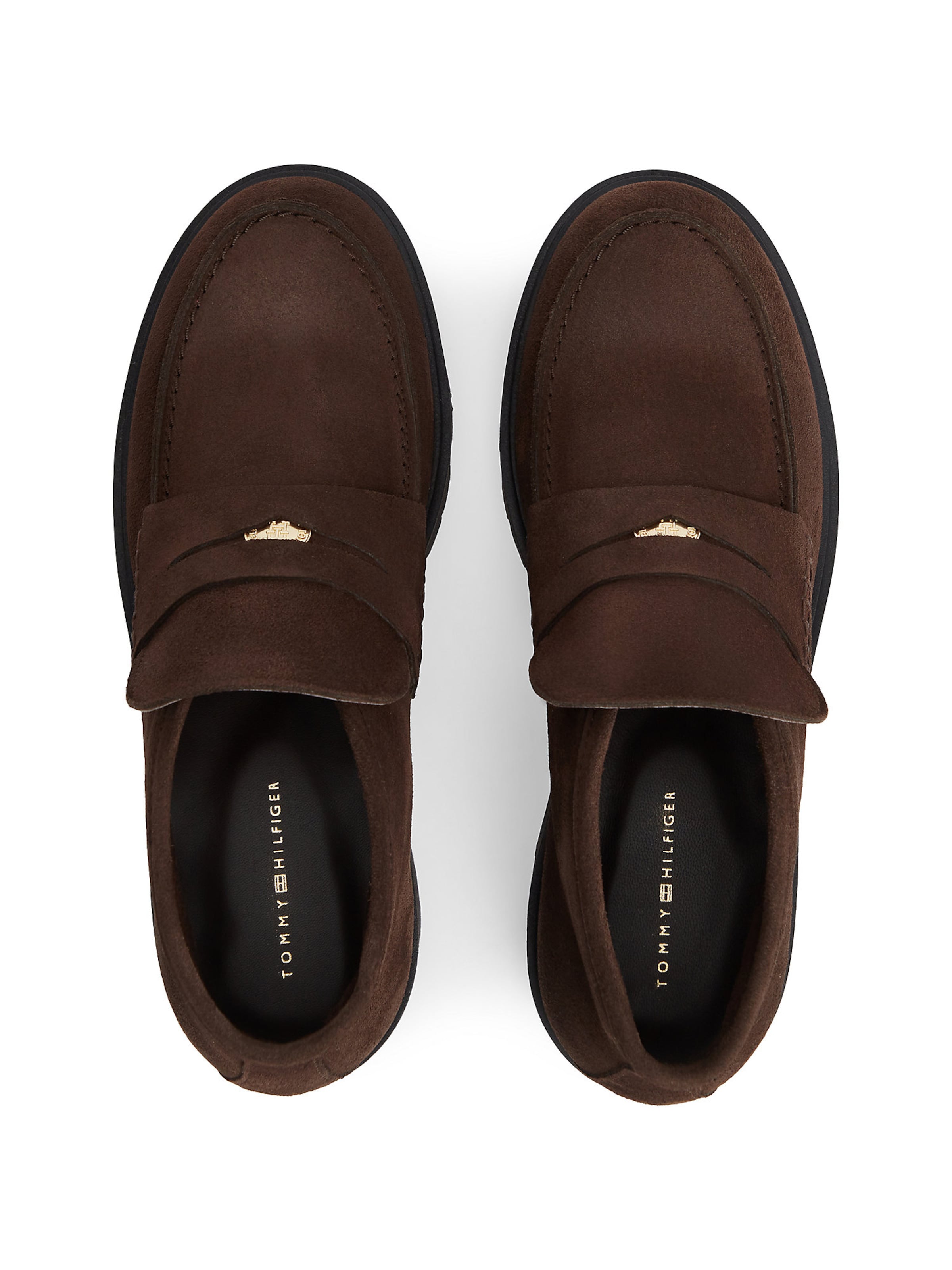 TOMMY HILFIGER Enkellaarsje in Bruin