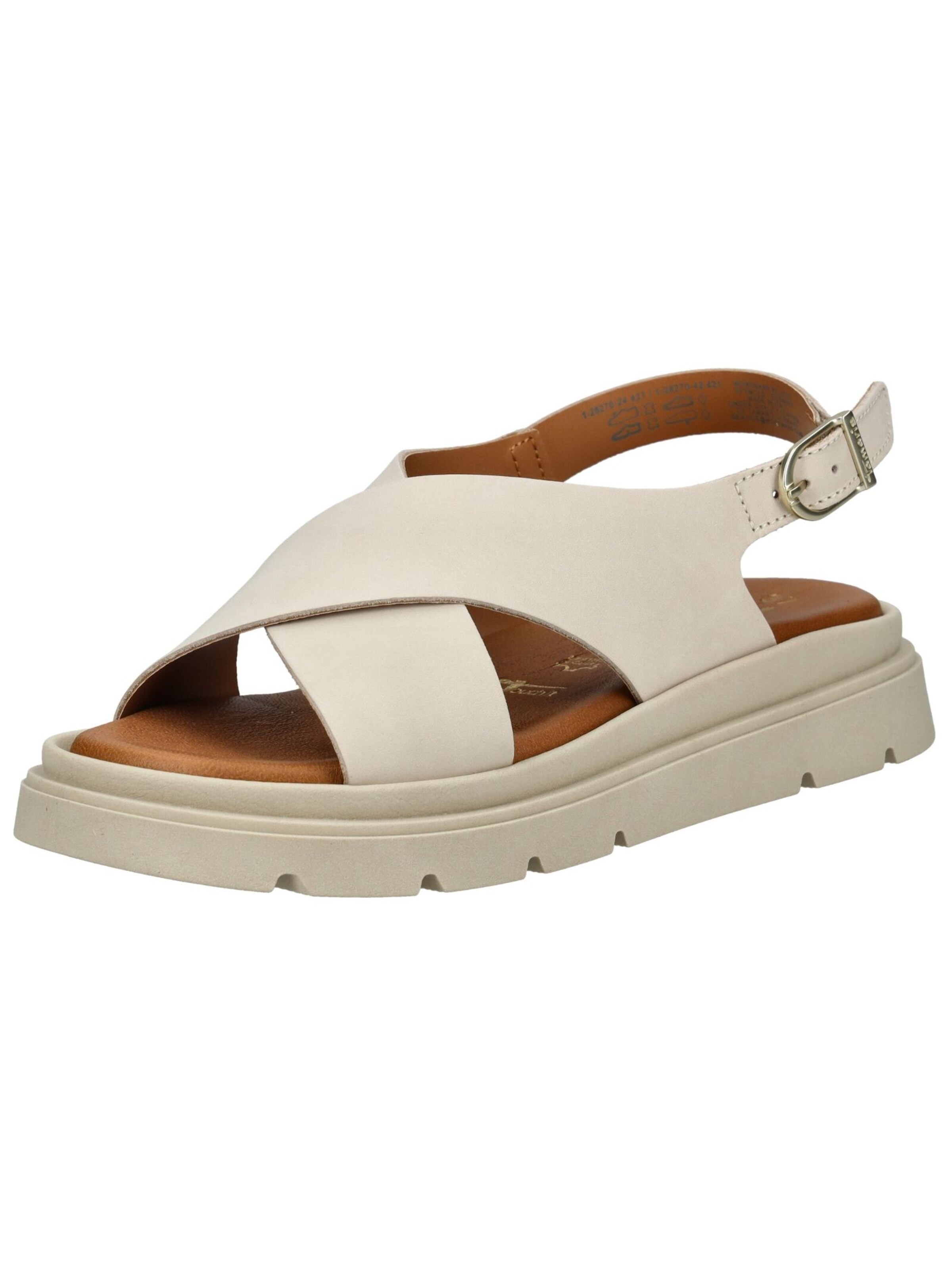 Tamaris Sandal in Beige: front