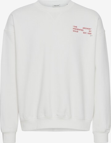 !Solid Sweatshirt 'Edyn' in White: front