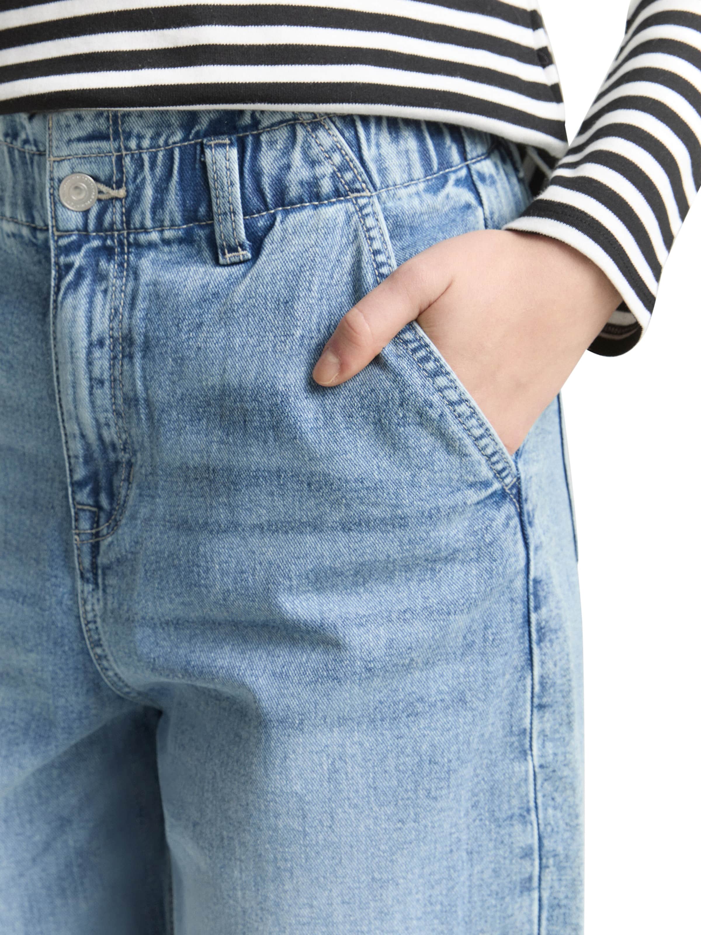 zils TOM TAILOR DENIM Barrel Džinsi 'Adea'