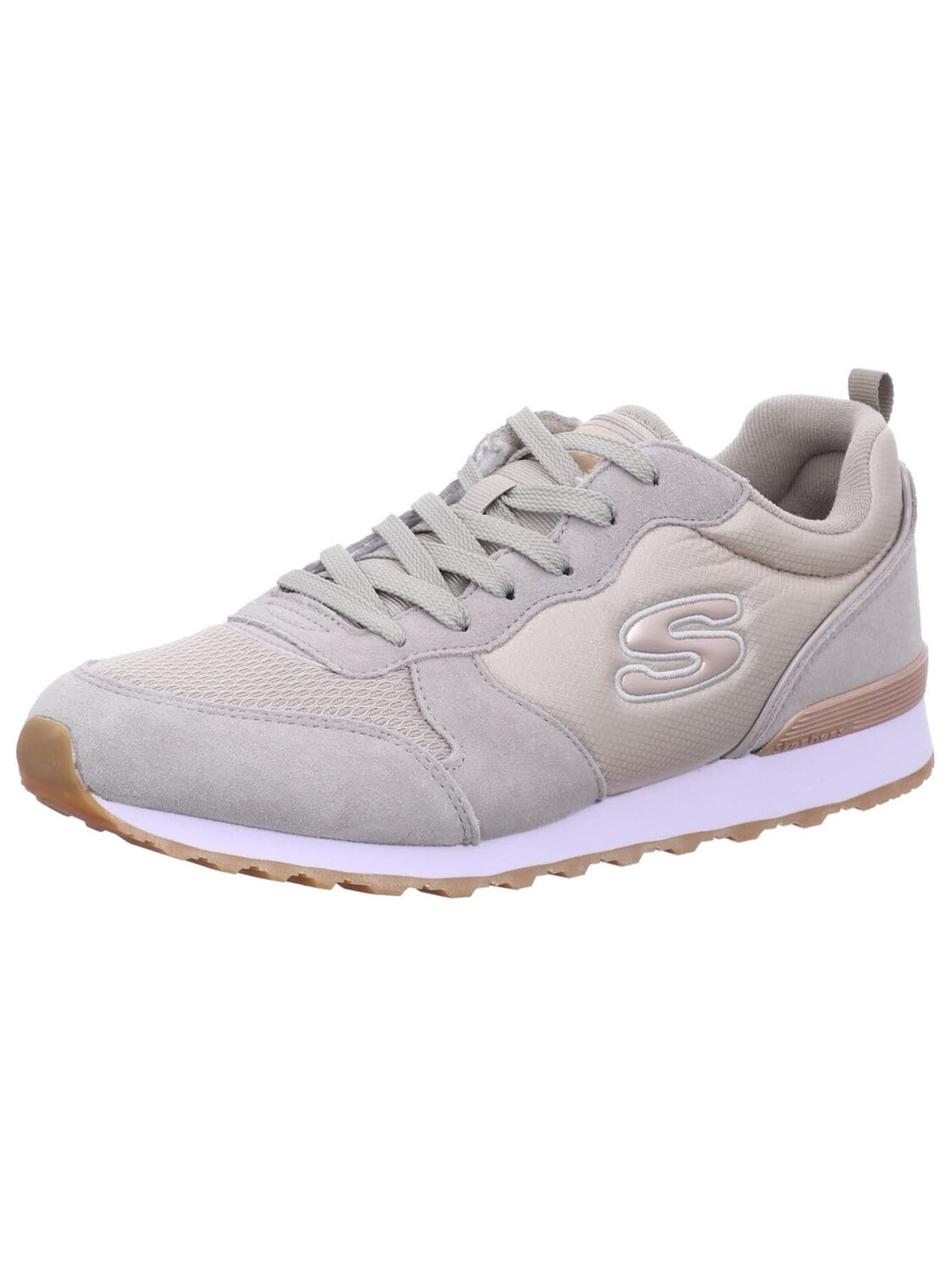 SKECHERS Sneakers laag 'Schnürschuh Damen 111 TPE Kunststoff (Synthetik) in grau' in Grijs: voorkant