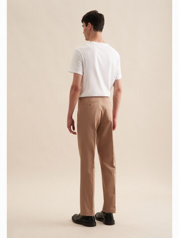 SEIDENSTICKER Regular Chino trousers in Brown