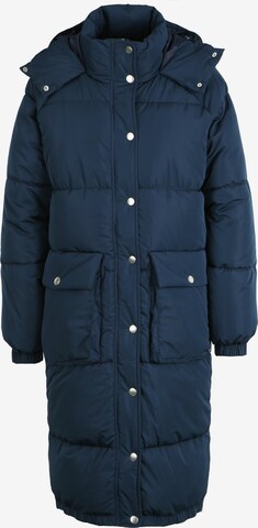 Oxmo Winter Coat 'Alba' in Blue: front