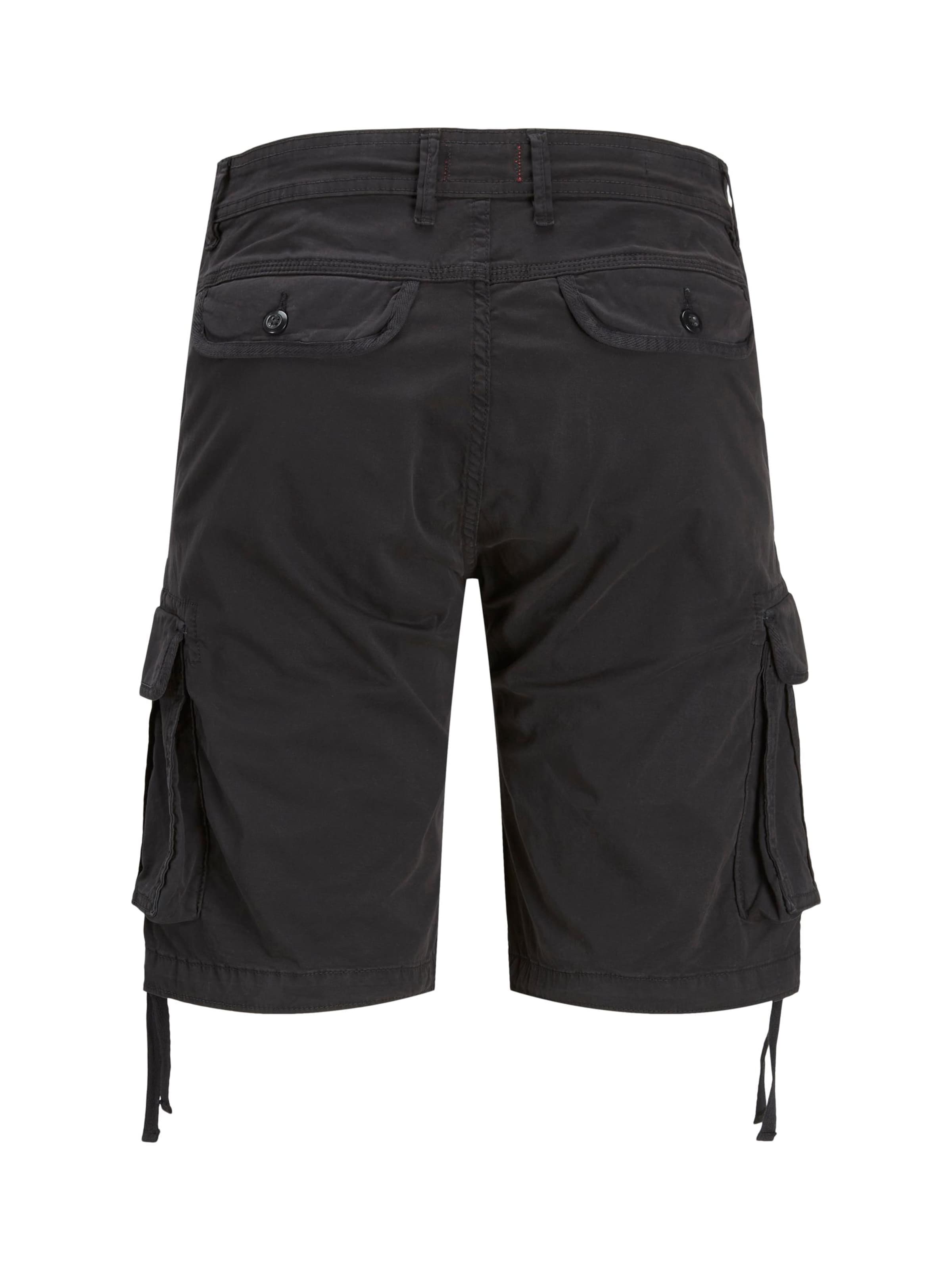 Loosefit Pantaloni cargo 'Zeus' di JACK & JONES in nero