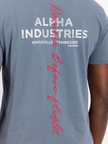 pelēks ALPHA INDUSTRIES T-Krekls
