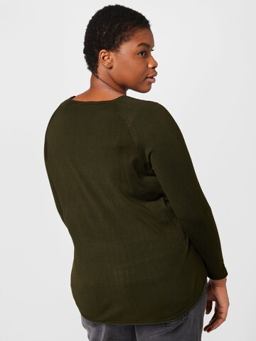 ONLY Carmakoma Sweater in Green