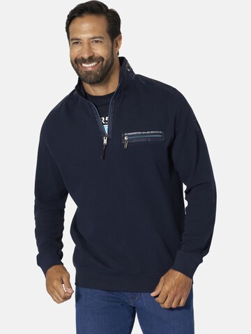 Jan Vanderstorm Sweatshirt 'Abbo' in Blue: front