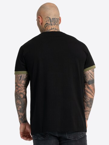 Maglietta 'Townhead' di LONSDALE in nero