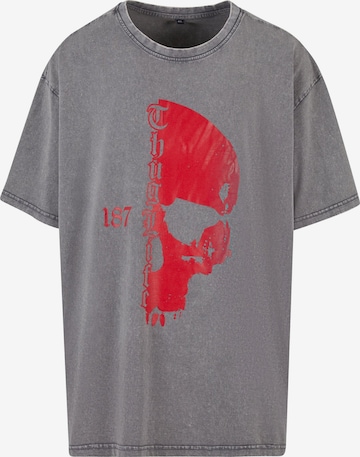 Thug Life Shirt 'No Way' in Grijs: voorkant
