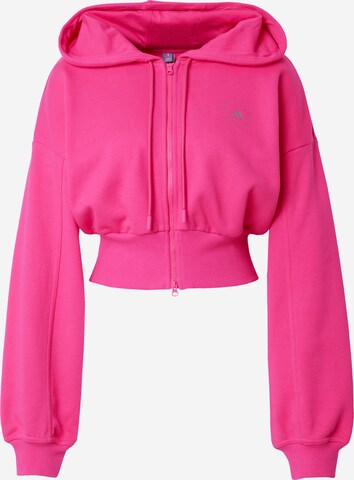 Giacca di felpa sportiva di ADIDAS BY STELLA MCCARTNEY in rosa: frontale