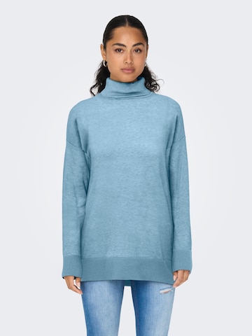 Pull-over 'IBI' ONLY en bleu : devant