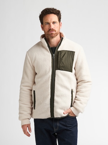 Petrol Industries Fleecejacke in Weiß: Vorderseite