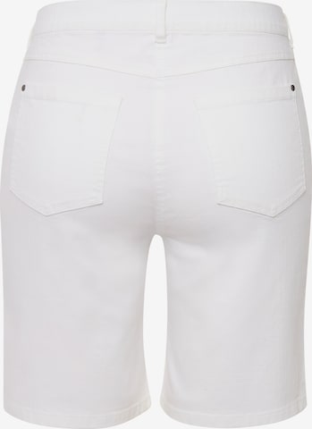 Ulla Popken Slimfit Shorts in Weiß
